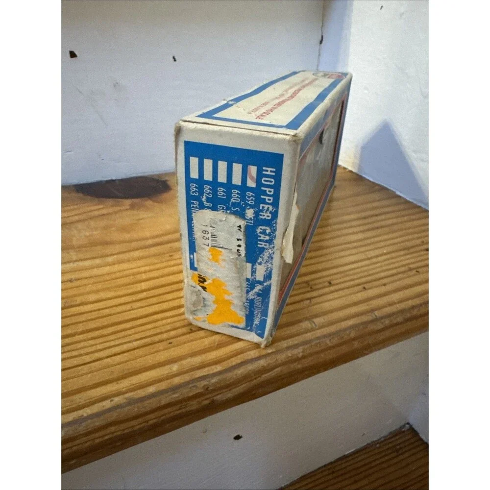 Model Power Blue Hopper Car HO Scale Train Car 659 The Rock Made In Austria